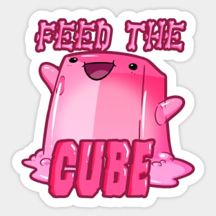 Dr Crafty: Feed the Cube - Rhombus! Sticker